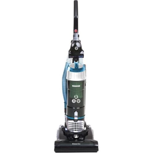 HOOVER Breeze Evo Pets TH31BO02 Upright Bagless Vacuum Cleaner - Black & Turquoise