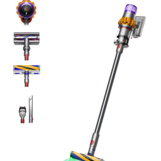Dyson V15 Detect Absolute Cordless Stick Vacuum Cleaner up to 60 Minutes Run Time Yellow 2024 CLEARANCE