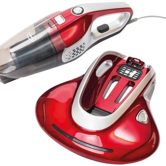 EWBANK UV400 Multipurpose Handheld UV Light Sanitiser & Vacuum Cleaner - Red