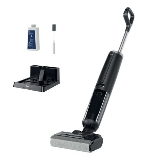HOOVER HW3 Turbo Clean Upright Hard Floor Cleaner - Black & Silver