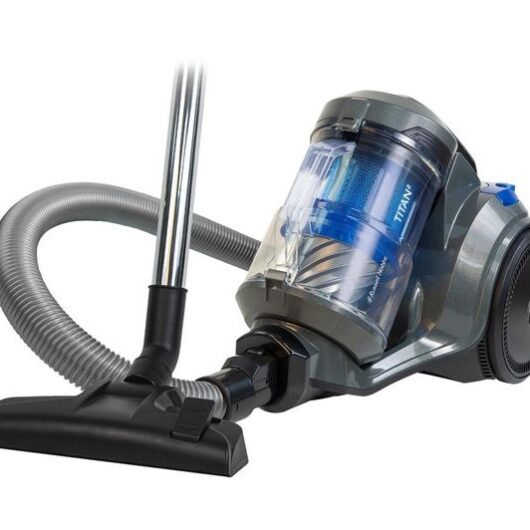 RUSSELL HOBBS Titan RHCV4101 Cylinder Bagless Vacuum Cleaner - Grey & Blue