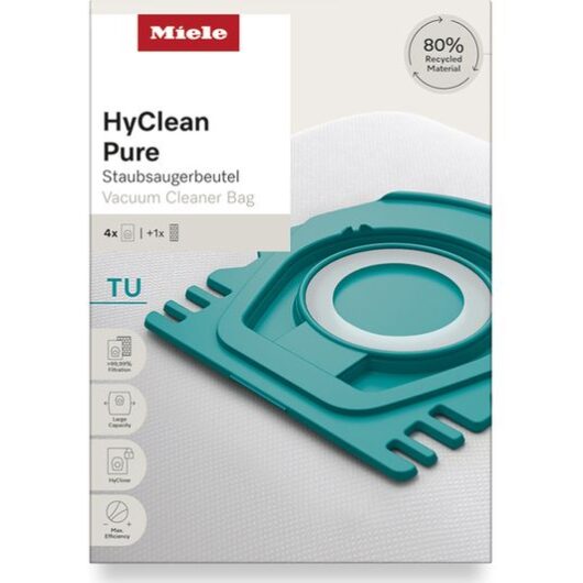 MIELE HyClean Pure TU Vacuum Cleaner Bags - Pack of 4