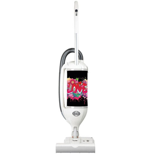 Sebo 90812GBG Felix Graffiti Bagged Upright Vacuum Cleaner White