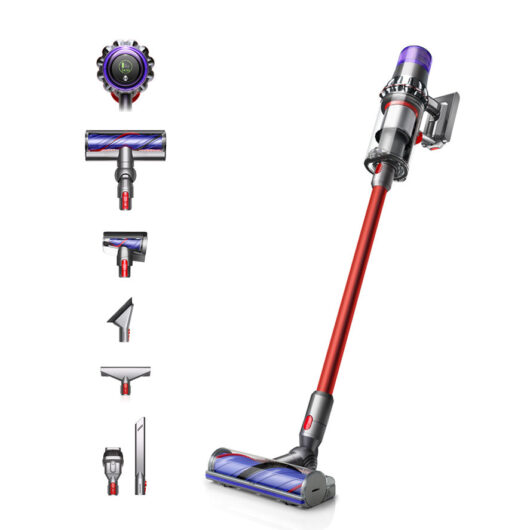 Dyson V11 Extra Cordless Stick Vacuum Cleaner Up To 60 Minutes Run Time Nickel and Red