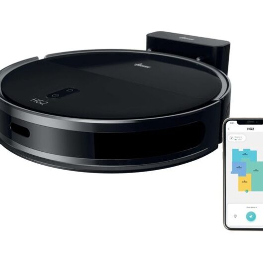 HOOVER HG2 Turbo Slim Hydro Robot Vacuum Cleaner - Black
