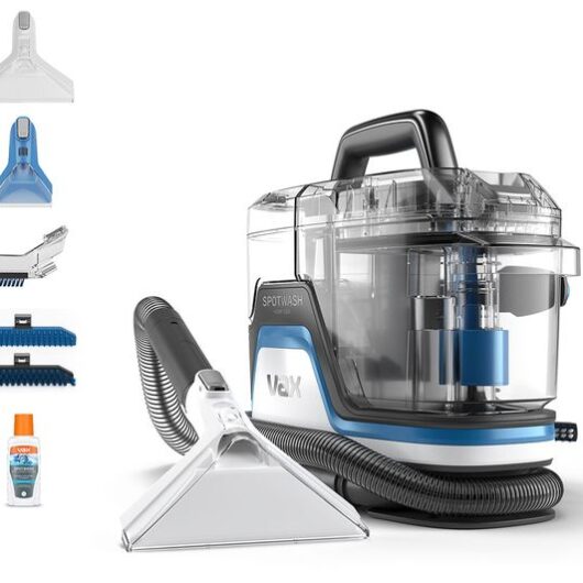 VAX SpotWash Home Duo CDSW-MPXP Carpet Cleaner - Grey, White & Blue
