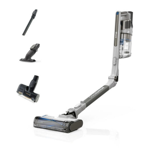 Shark IZ380UKT PowerPro Pet Cordless Stick Vacuum Cleaner with Anti Hair Wrap and Floor Detect - Up To 50 Minutes Run Time Java Metallic