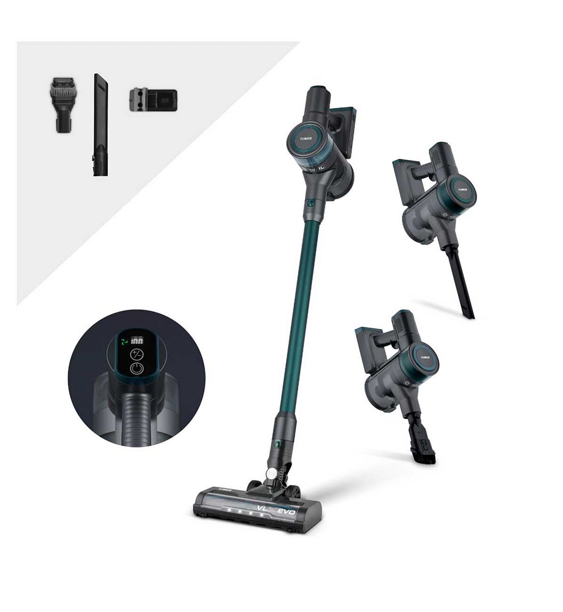 Tower Vl30 Evo 22.2V Cordless Vac 3-In-1